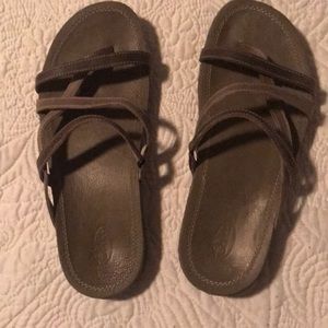 Chaco slip on sandals